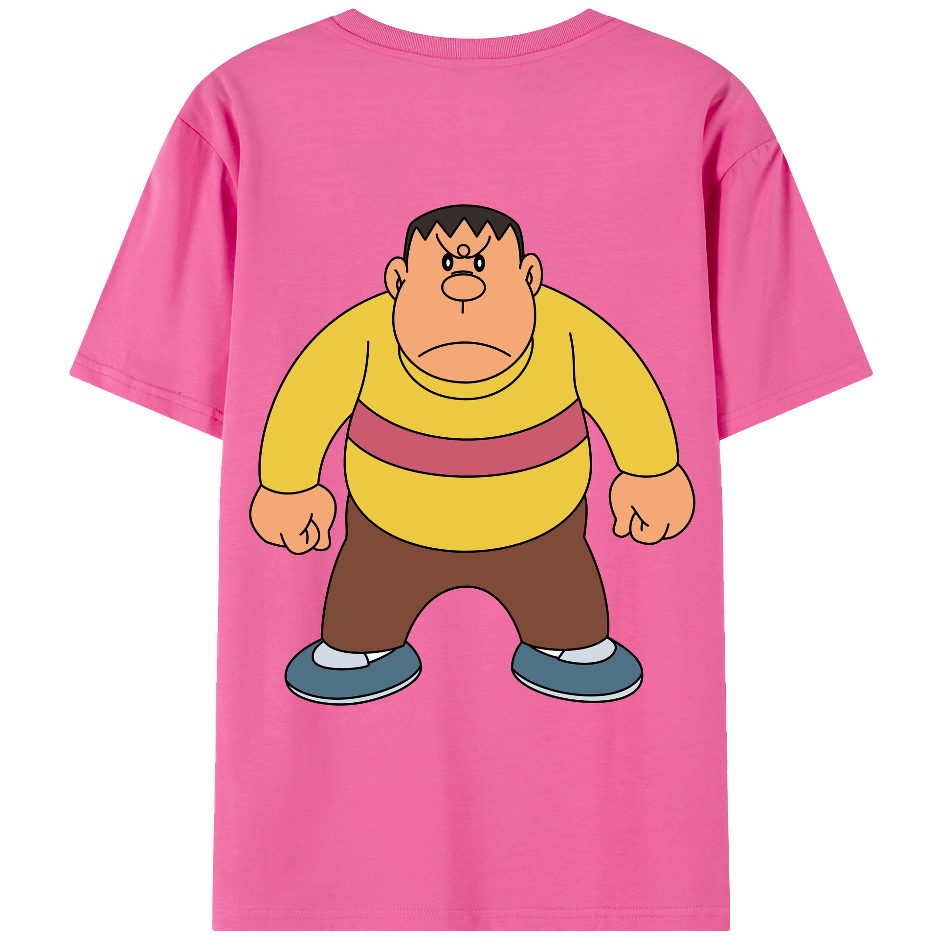 （画像用） ドラえもん 剛田武 Doraemon Gouta Takeshi レディース半袖Tシャツ(バックプリント)